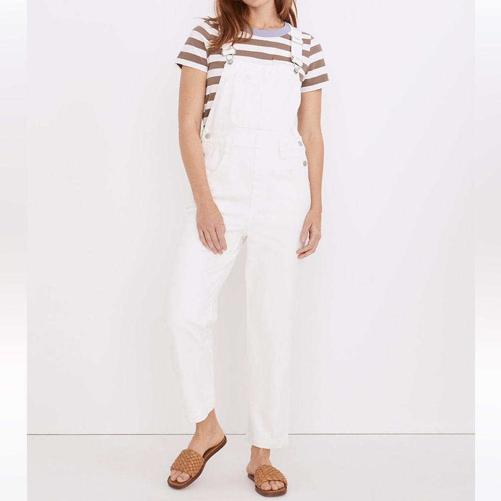 Madewell overalls, Size S, Tile White